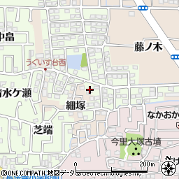 京都府長岡京市うぐいす台41周辺の地図