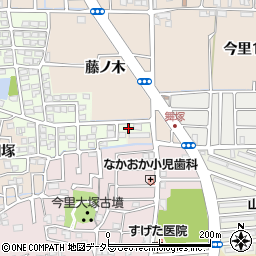 京都府長岡京市うぐいす台3周辺の地図