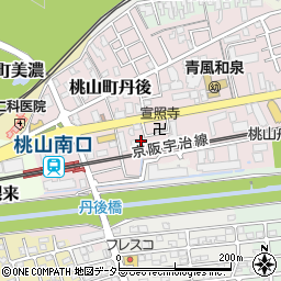 京都府京都市伏見区桃山町丹後33-192周辺の地図