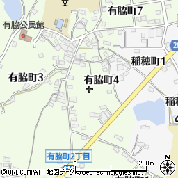愛知県半田市有脇町4丁目周辺の地図