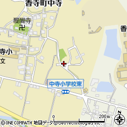 兵庫県姫路市香寺町中寺103周辺の地図