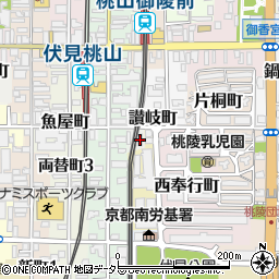 香山アパート周辺の地図