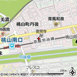 京都府京都市伏見区桃山町丹後33-197周辺の地図