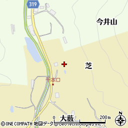 兵庫県宝塚市下佐曽利芝周辺の地図