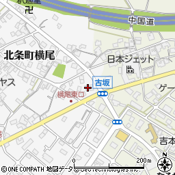 兵庫県加西市北条町横尾815-1周辺の地図