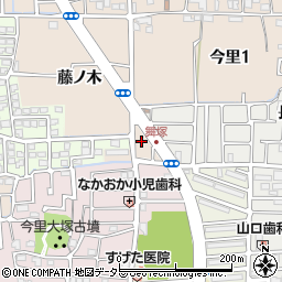 京都府長岡京市今里（舞塚）周辺の地図