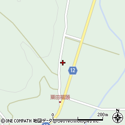 広島県庄原市東城町粟田1952-1周辺の地図
