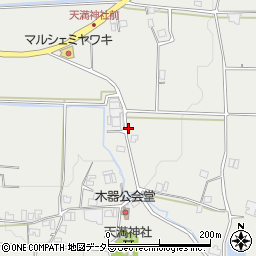 兵庫県三田市木器1841周辺の地図