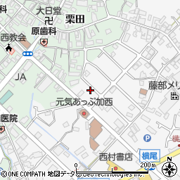 兵庫県加西市北条町横尾1239周辺の地図