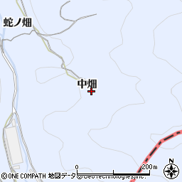 京都府宇治市東笠取中畑周辺の地図