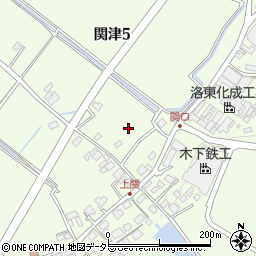 滋賀県大津市関津5丁目5周辺の地図