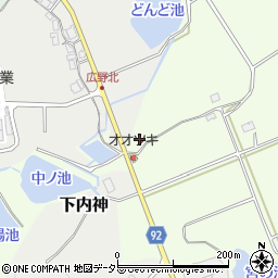 兵庫県三田市広野425周辺の地図