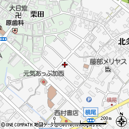 兵庫県加西市北条町横尾1219周辺の地図