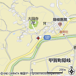 滋賀県甲賀市甲賀町隠岐2126周辺の地図