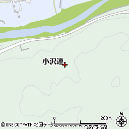 愛知県岡崎市保母町小沢連周辺の地図