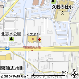 ダックス羽束師店周辺の地図