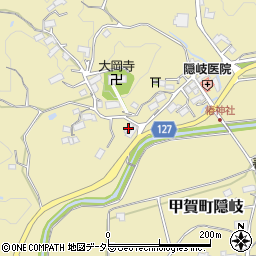 滋賀県甲賀市甲賀町隠岐2130周辺の地図