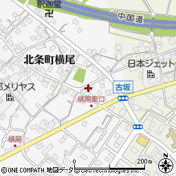 兵庫県加西市北条町横尾804周辺の地図