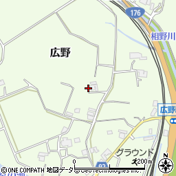 兵庫県三田市広野502周辺の地図