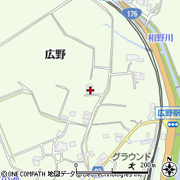 兵庫県三田市広野503周辺の地図