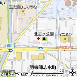 羽束師児童館周辺の地図