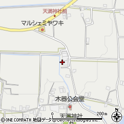 兵庫県三田市木器337周辺の地図