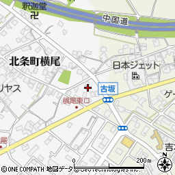 兵庫県加西市北条町横尾809周辺の地図
