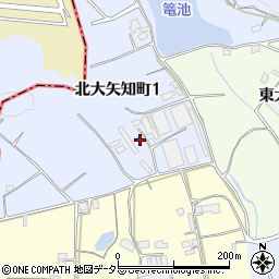 内藤・養鶏周辺の地図