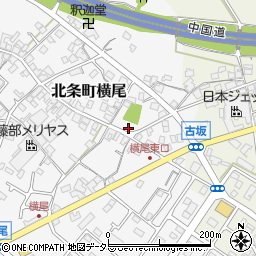 兵庫県加西市北条町横尾802周辺の地図