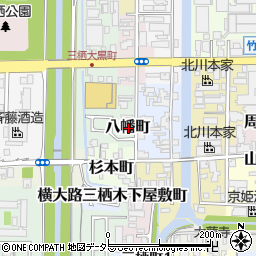 京都府京都市伏見区八幡町周辺の地図
