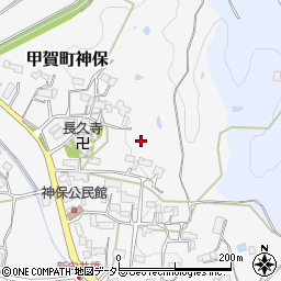 滋賀県甲賀市甲賀町神保周辺の地図