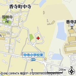 兵庫県姫路市香寺町中寺84周辺の地図