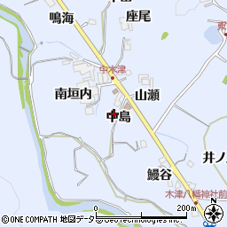 兵庫県川辺郡猪名川町木津中島36周辺の地図