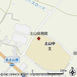 甲賀市土山体育館周辺の地図