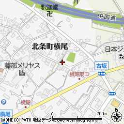 兵庫県加西市北条町横尾800周辺の地図