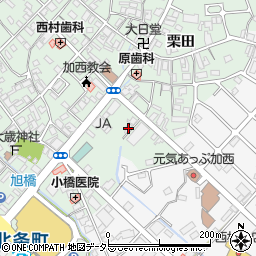 兵庫県加西市北条町栗田28周辺の地図