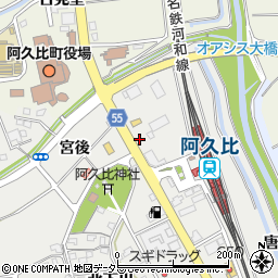 愛知県知多郡阿久比町阿久比駅前１丁目5-1周辺の地図