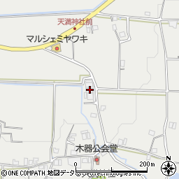 兵庫県三田市木器340周辺の地図