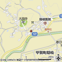 滋賀県甲賀市甲賀町隠岐2115周辺の地図