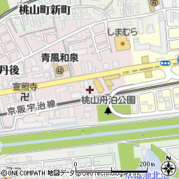 京都府京都市伏見区桃山町和泉15-1周辺の地図