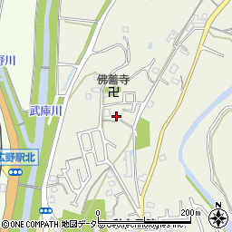 兵庫県三田市宮脇111周辺の地図