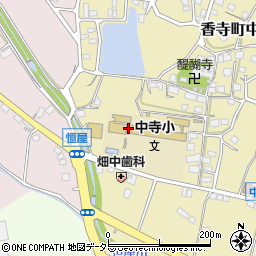 兵庫県姫路市香寺町中寺6周辺の地図