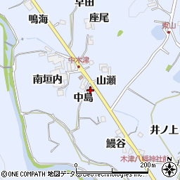 六瀬郵便局周辺の地図