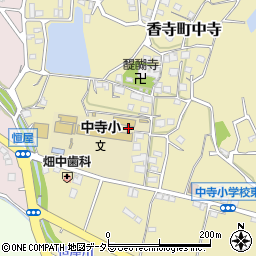 兵庫県姫路市香寺町中寺2周辺の地図