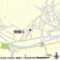 大阪府豊能郡豊能町野間口189周辺の地図
