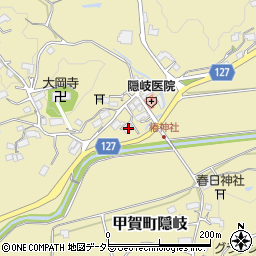 滋賀県甲賀市甲賀町隠岐2105周辺の地図