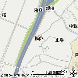 愛知県知多郡阿久比町阿久比桜谷周辺の地図