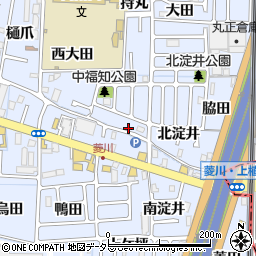 京都府向日市上植野町中福知1-17周辺の地図