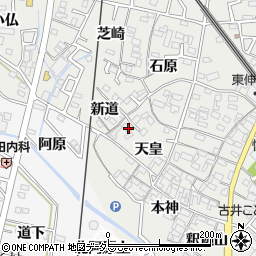 愛知県安城市古井町天皇9周辺の地図