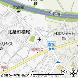 兵庫県加西市北条町横尾787周辺の地図